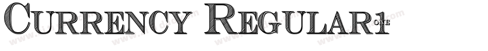 Currency Regular字体转换